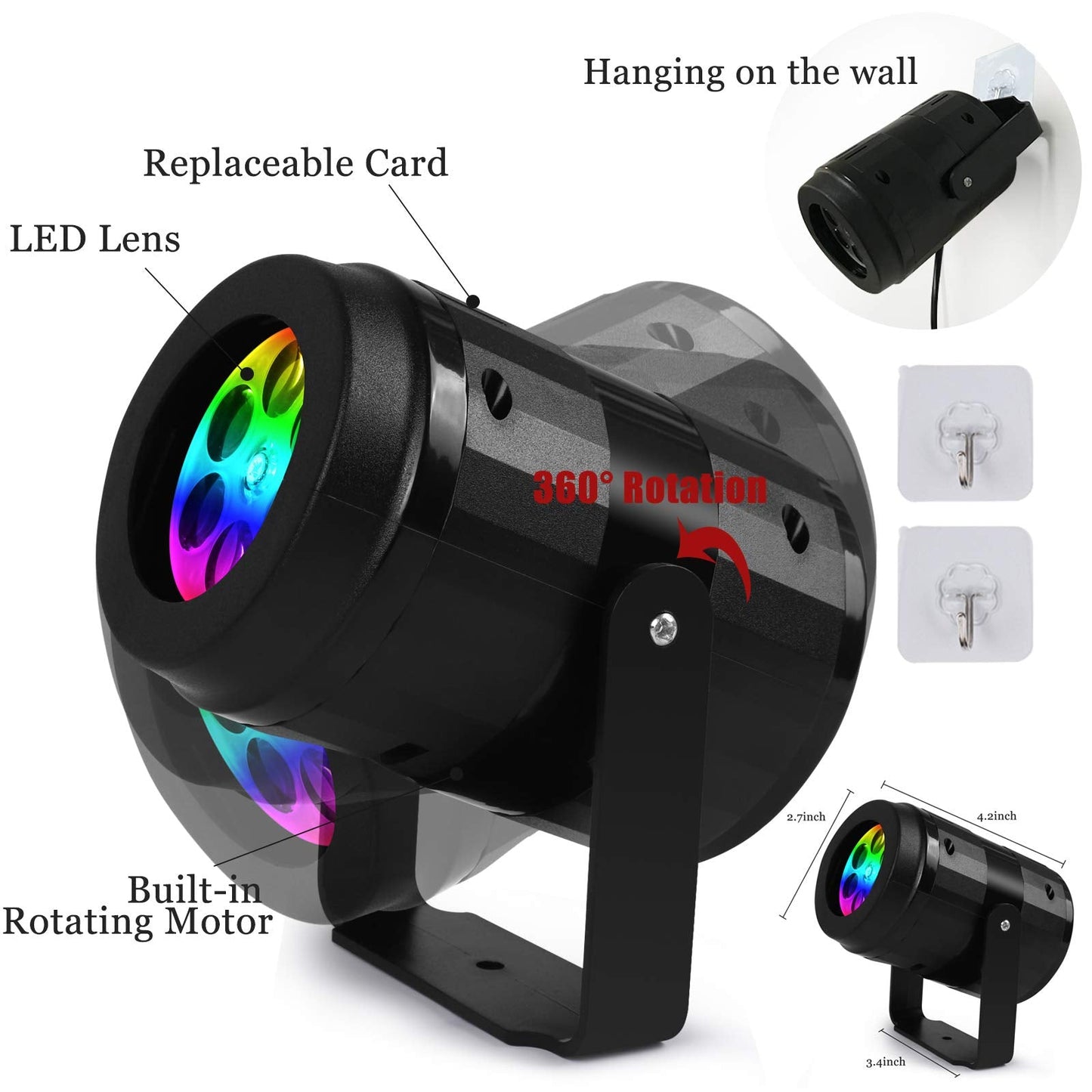 RECUTMS Butterfly Projector Lights,Cupid Love Red Heart LED Projection Lamp for Christmas Valentine's Day Butterfly Anniversary Birthday Party Decorations,Propose,Wedding,Children's Night Light