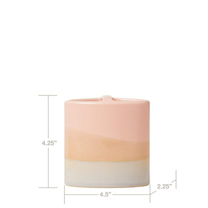 SKL Home Alanya Toothbrush Holder, Blush