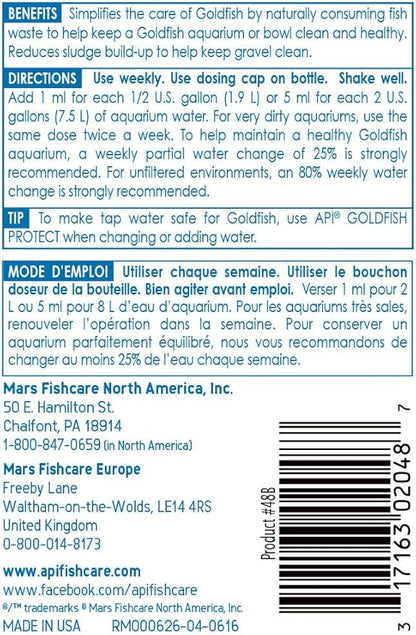 API GOLDFISH AQUARIUM CLEANER Aquarium Cleaner 4-Ounce Bottle