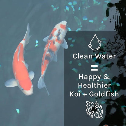 MICROBE-LIFT PL Pond Bacteria and Outdoor Water Garden Cleaner, Safe for Live Koi Fish, Plant Life, and Decor, 5 Gallons