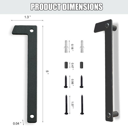 5"Floating House Numbers Metal House Numbers for Outside Large Address Numbers for House Mailbox Numbers Black Modern Aluminum Weatherproof Easy Installation (6, 5 Inch Black)