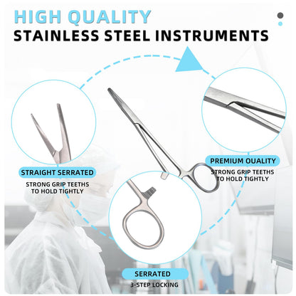 Suture Practice Kit for Medical Students, Silicone Pad Surgical Wound Suturing Practice, Supplies for Vet Nursing Students Simulation Surgical Suture Training Toolkit (Education Use Only)