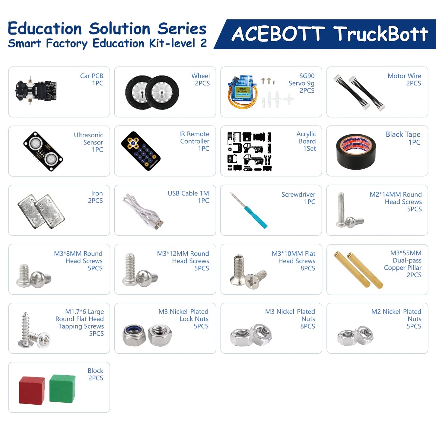 ACEBOTT Robotics for Kids Ages 12+, 2 in 1 Smart Robot Car Kit Compatible with Arduino & Scratch, STEM Toys Coding Robot Kit for STEM Classroom & Home Education, for Kids and Teens
