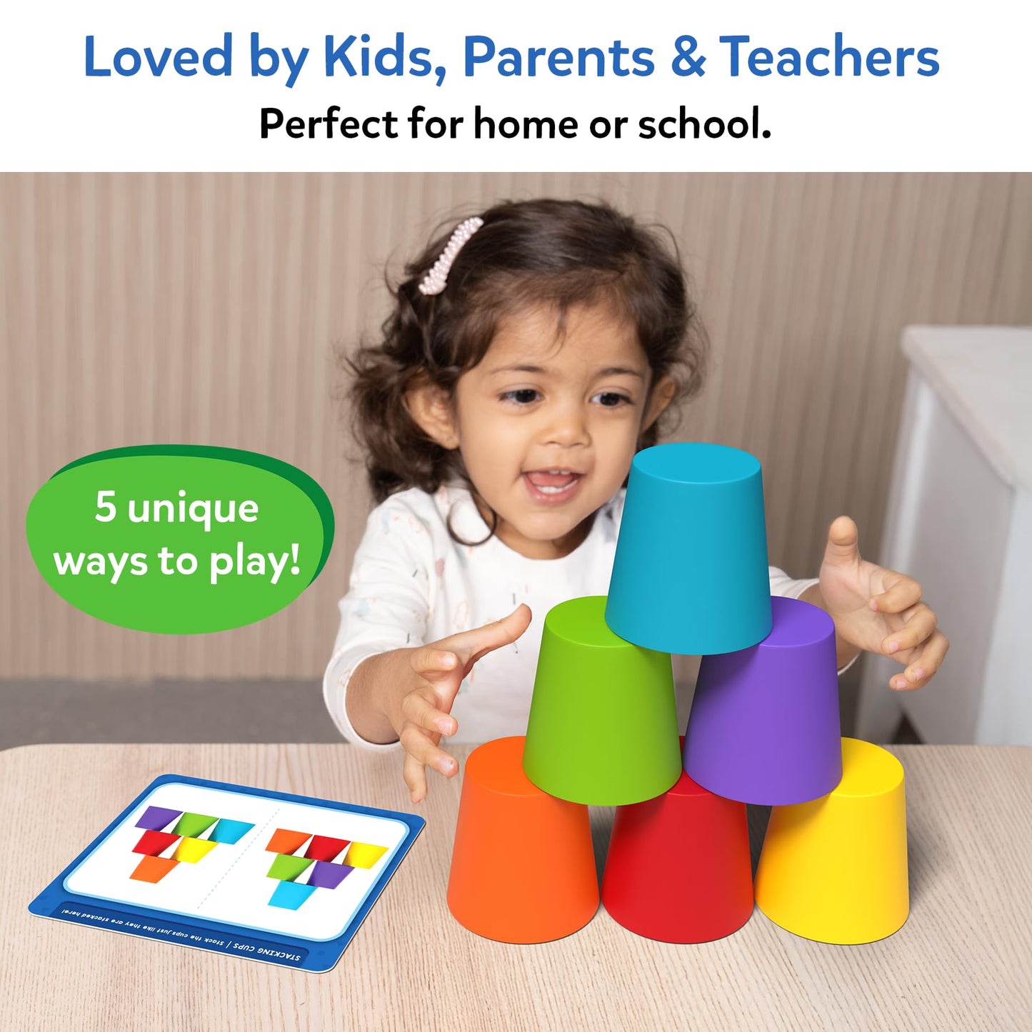 Skillmatics Silicone Rainbow Sorting Game - Learning & Educational Toy, Sorting, Counting & Sequencing Skills, Gift for Toddlers & Preschoolers Ages 3, 4, 5, 6
