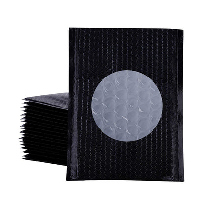 25Pack 5x7 Inches outside Small Black Poly Bubble Lined Mailers Padded Shipping Envelopes Self Seal Mailer Waterproof, Shockproof and Dustproof(Black 5x7 Inches-25pcs)