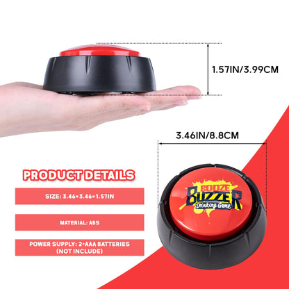 Loudmore Drinking Games for Adults Funny Party Interactive Game Button for Game Night Party Friends Play or Any Occasion 21st Birthday Gift & Party Starter