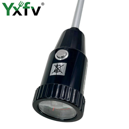 YXFV 2-in-1 Soil PH Tester Gardening Tool, Soil Moisture & Light Meter with Long 11.6’’ Probe, No Battery Needed, for Garden, Lawn, Farm, Indoor & Outdoor Plants Care