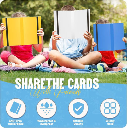 Card Binder 9-Pockets, Trading Card Binder, 20 Pages, 360 Card Capacity PU Collection Binder, Card Folder for MTG, TCG, Game Cards & Sports Cards（White）