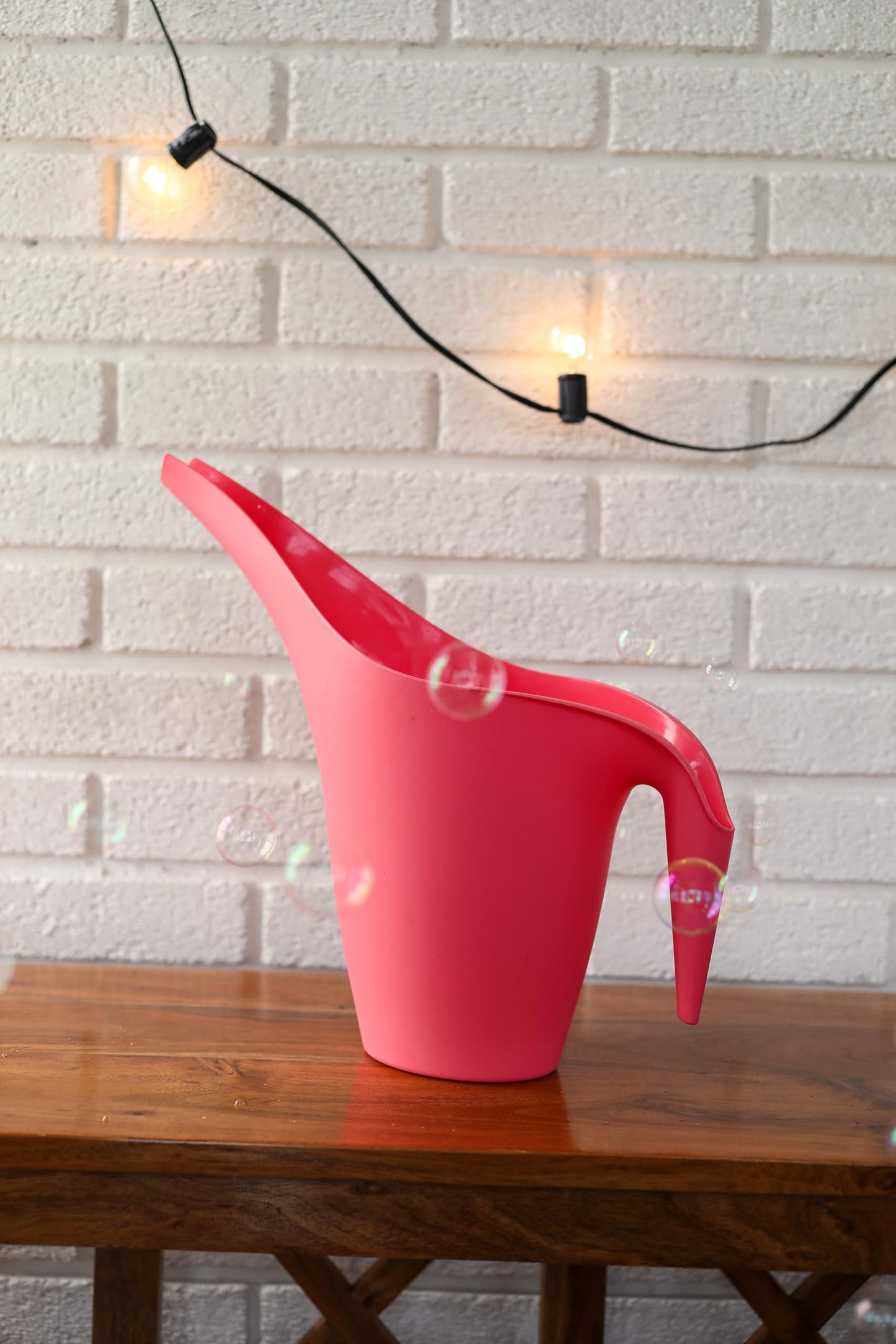 The HC Companies 1/2 Gallon Essential Watering Can for Indoor Outdoor Plants, Watermelon (Pack of 2)
