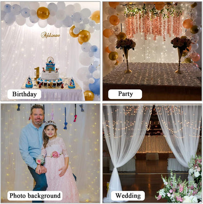 Displayfactory 10 X 8 Ft Backdrop Banner Stand Step and Repeat Display Stand Adjustable Photo Backdrop Stand for Parties,Trade Show,Photo Booth,Wall Exhibitor Background with Carrying Bag