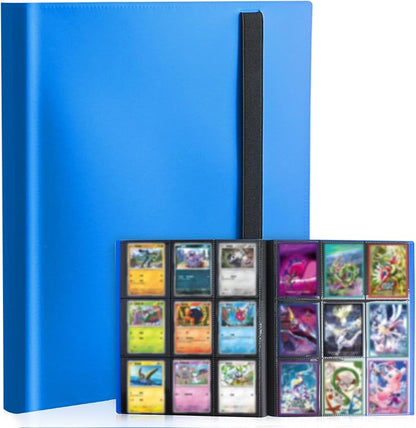 Card Binder 9-Pockets,Trading Card Binder,20 Pages, 360 Card Capacity Collection Binder, Card Folder for MTG, TCG, Game Cards & Sports Cards (Light blue)