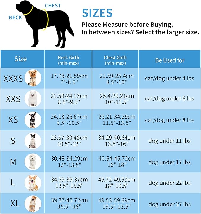 AIITLE Dog Harness, No-Pull Cat Harness with a Leash, Adjustable Reflective Dog Vest, Cat Harness Escape Proof, Outdoor Walking, Running,Training for Extra Small Dogs and House Cats Orange XXXS