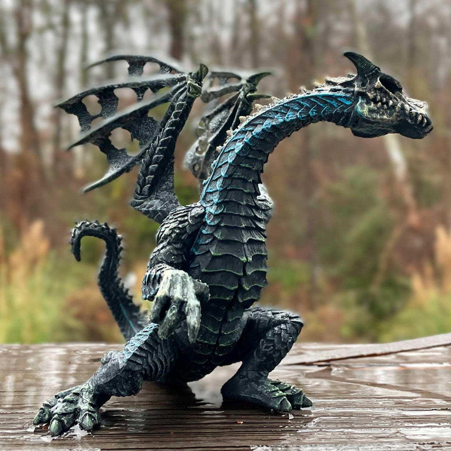 Safari Ltd. Ghost Dragon Figurine - Detailed 5.75" Model Figure - Fun Spooky Fantasy Play Toy for Boys, Girls & Kids Ages 4+