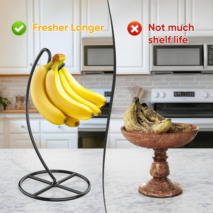 Maibloln Ornament Display Stand Hanger Rack Hook Chrismas Ornament Party Decoration Holder Air Plant Flower Pot Hanging Terrarium Home Office Decoration(Banana-Style)