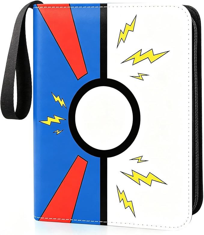Collectible Trading Card Albums, 400 Card Holders with 50 Removable Sleeves, Portable 4 Pockets Collectible Trading Card Binder, PU Card Collection Binder for MTG, TCG, Sport Card, Game Cards