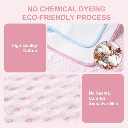 Bed Pads for Incontinence Washable, 40"x55" Large Reusable Waterproof Soft Wetting Underpad for Adults, Elderly, Seniors, Women, Kids & Pets, Machine Washable Pad for Bed, Sofa-Pink