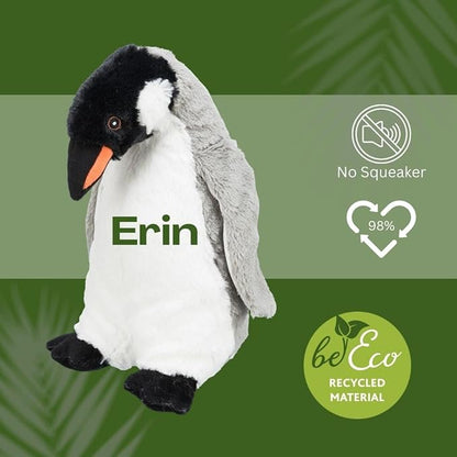 TRIXIE Be Eco Erin The Penguin Plush Dog Toy for All Dogs, 11" Fun and Cuddly No Sound Dog Toy, 98% Recycle Material