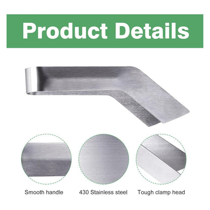 Stainless Steel Gardening Plants Transplant Tongs Proof Root Protection Tools for Indoor Outdoor Planting 2PCS