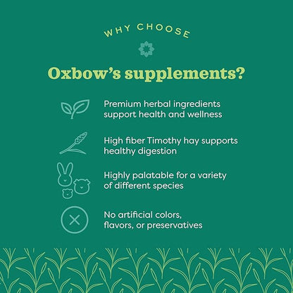 Bundle of Oxbow Natural Science Digestive Support for Small Animals, Vet Recommended, Made in USA (4.2 oz) + Oxbow Natural Science Multi-Vitamin, Essential Vitamins, Omegas & Fatty Acids (4.2 oz)