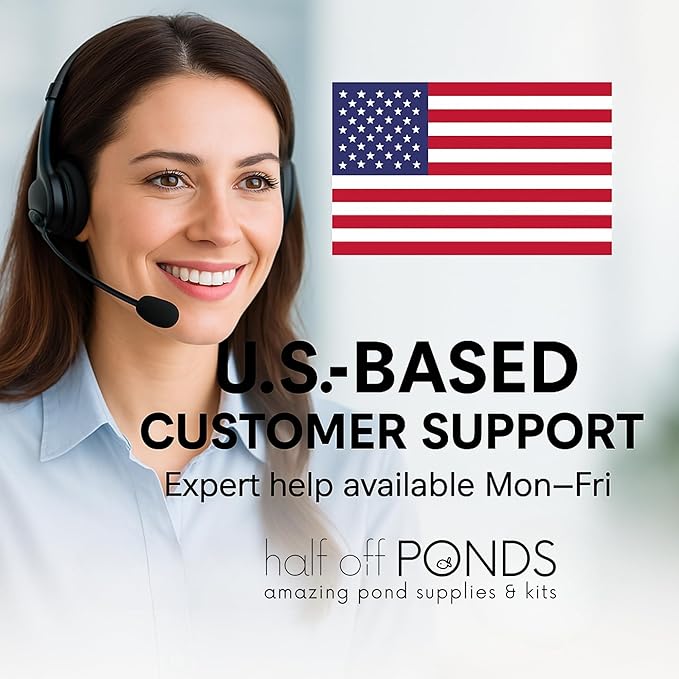 HALF OFF PONDS Submersible Water Pump, 10,000 GPH Pond Pump with 200FT Power Cord and 31FT Max Head, 720W Ultra Quiet Energy Efficient Pump for Koi Pond, Fountain, Waterfall, Water Garden, Skimmer