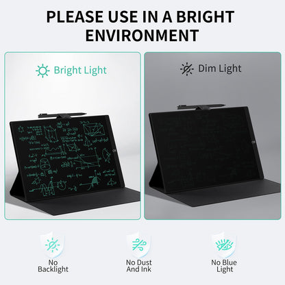 Full Screen LCD Writing Tablet: 11.5 Inch Writing Pad for Adults Kids Reusable Digital Notepad Portable Use for Office Study Teaching