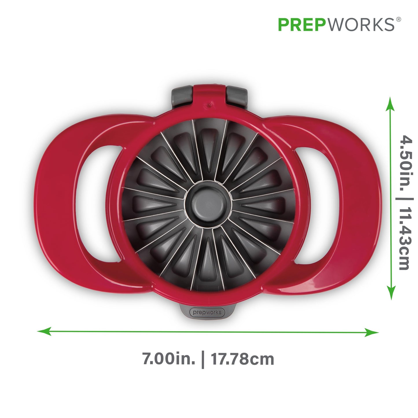 PrepWorks Dishwasher Safe Apple Slicer and Corer – 16-Slice Thin Apple Cutter with Safety Cover