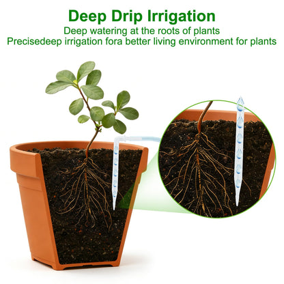 Display and Solar 2 in 1 Automatic Watering System for 15 Pots Plants, Anti-Siphoning Watering Drip Irrigation System Device Kit, Smart Timer & Manual for Indoor Garden Farm Greenhouse Balcony & Patio