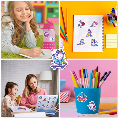 LilyBeauty Multifunction Pencil Case with Calculator, Pencil Sharpener and Curriculum, Multiple Cute Patterns, Suitable for Elementary School Girls, Boys, Great Gifts for Kids (Pink)