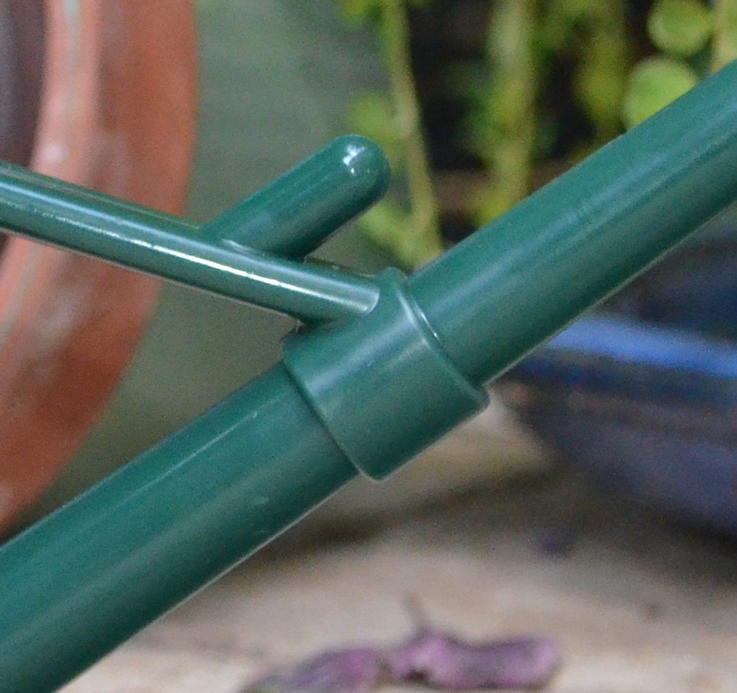 Haws Handy Plastic Watering Can, Mini Water Can for Indoor Plants, Succulents and Flowers, Green, 1 Pint