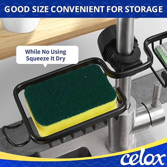 CELOX Non-Scratch Scrub Sponge for Washing Dishes, Yellow, 24Pack