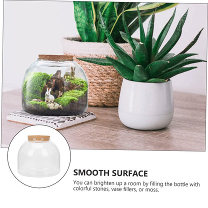 FUNOMOCYA Plant Terrariums Micro Landscape Bottle Glass Bottle Decor DIY Room Plant