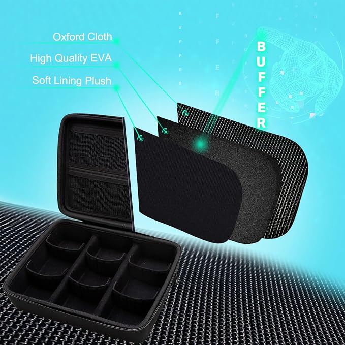 XANAD Card Game Case Fits 3000+ Cards, Fits for Baseball Sports playing card/UNO/playing card Against Humanity Card Game and All Other Card Games Expansions (Black)