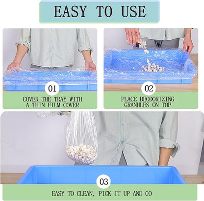 50pcs Disposable Bird Cage Liners, Large Size 28x20in Clear Plastic Parakeet Cage Liner Bag, Bird Cage Accessories Film Cover for Finches Canaries Cockatiels Birdcage and Bunny Guinea Pig(50)