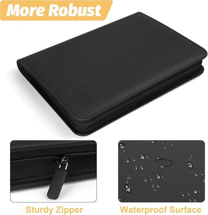 Trading Card Binder, Card Collection Binder Album Folder with 540 Side Loading Pockets, 9 Pocket Trading Card Album Folder for TGC,MTG, Baseball Cards, Yugioh