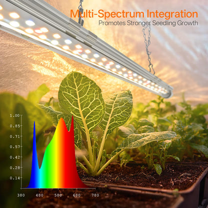 Bstrip Indoor Greenhouse with Grow Light, GM3 Small Grow Tent with Oxford Fabric, Waterproof Base Mat & Ventilation Windows for Seed Starting & Plant Growth, 18W Grow Light with Timer, 23.8x15.7x20.5
