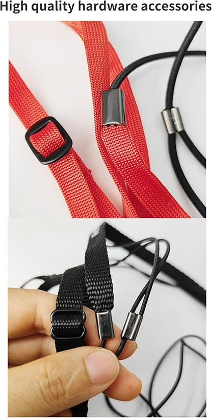Adjustable Bird Harness with 78.7 Inch Leash, Outdoor Flying Training Rope Kit for Bird Parrots, Parrot Flying Rope Straps Outdoor Training Traction Rope for Small Medium Large Size Birds (XL)
