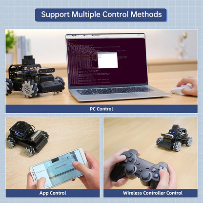 HIWONDER Robot Car with ChatGPT Large AI Models, 3D Depth Camera Mecanum-Wheel Chassis ROS2-HUMBLE Lidar SLAM Mapping Navigation Autonomous Driving, MentorPi M1 Advanced Kit with Raspberry Pi5 4GB