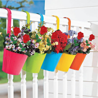 YEAHOME Valentines Day Decorations Outdoor, Set of 6 Rose Metal Flowers Decorative Garden Stakes for Valentines Day Decor, Lovely Yard Stakes for Home Lawn Pot Flowerbed Wedding Anniversary
