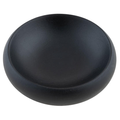 Karma, Acacia Wood Pinch Bowls, Salt and Pepper Pinch Bowls, Set of 2, Black and Blonde