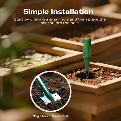 THIRDREALITY Smart Soil Moisture Sensor Gen2 3Pack,Zigbee hub Needed, nhanced Signal Stability,Capacitive Moisture Monitoring,Garden Planting, Compatible with Hubitat,SmartThings,Home Assistant,Homey