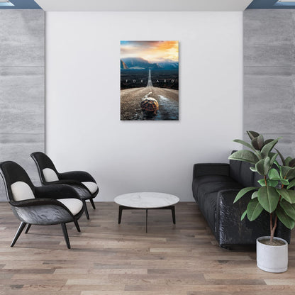 Motivational Canvas Wall Art Entrepreneur Forward Poster Print Decorations Decor for Office Living Room and Bedroom (12" W x 18" H)