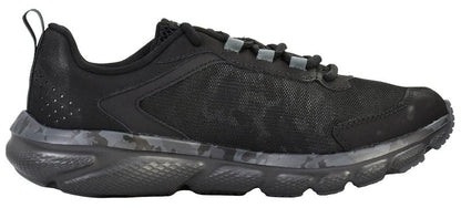 Under Armour Men's Charged Assert 9 Camo, Black/Black/Pitch Gray, 10 US