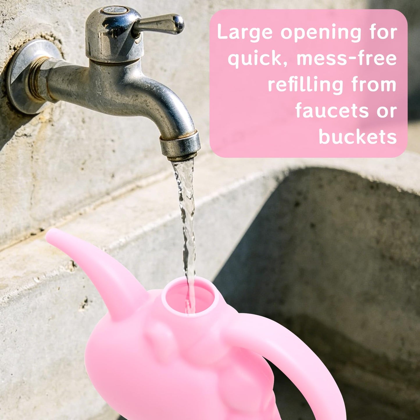 XXXFLOWER Unicorns Indoor Watering Can, 1 L Cute Animal Water Cans, Novelty Unicorns Shape Watering Pot for Office House Indoor Garden（Pink）