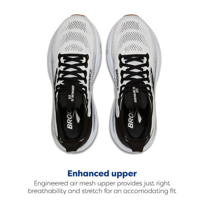Brooks Women’s Adrenaline GTS 25 Supportive Running & Walking Shoe - White/Black/White - 11 Wide