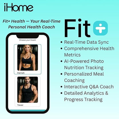 iHome Digital Scale, Bathroom Scale, Batteries Included, Scale Body Weight, Weight Scale, Digital Scale, Bathroom Scales for Weight, Digital Scales for Body Weight (White)