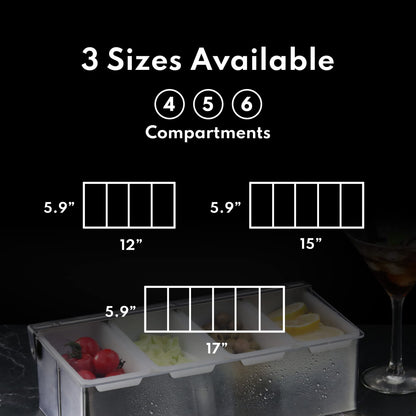 New Star Foodservice Multi-Compartment Restaurant-Grade Condiment Dispensers with 3 Compartments, Silver, Stainless Steel