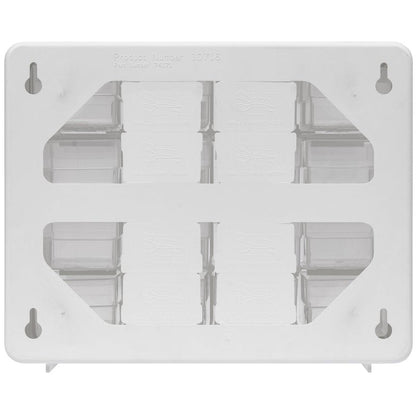 Akro-Mils 16-Drawer Plastic Drawer Storage Cabinet for Garage Organization, Beads, Makeup Organizer, Building Bricks Storage, Teacher Toolbox, 10-1/2" W x 6-1/2" D x 8-1/2" H, 10116 White