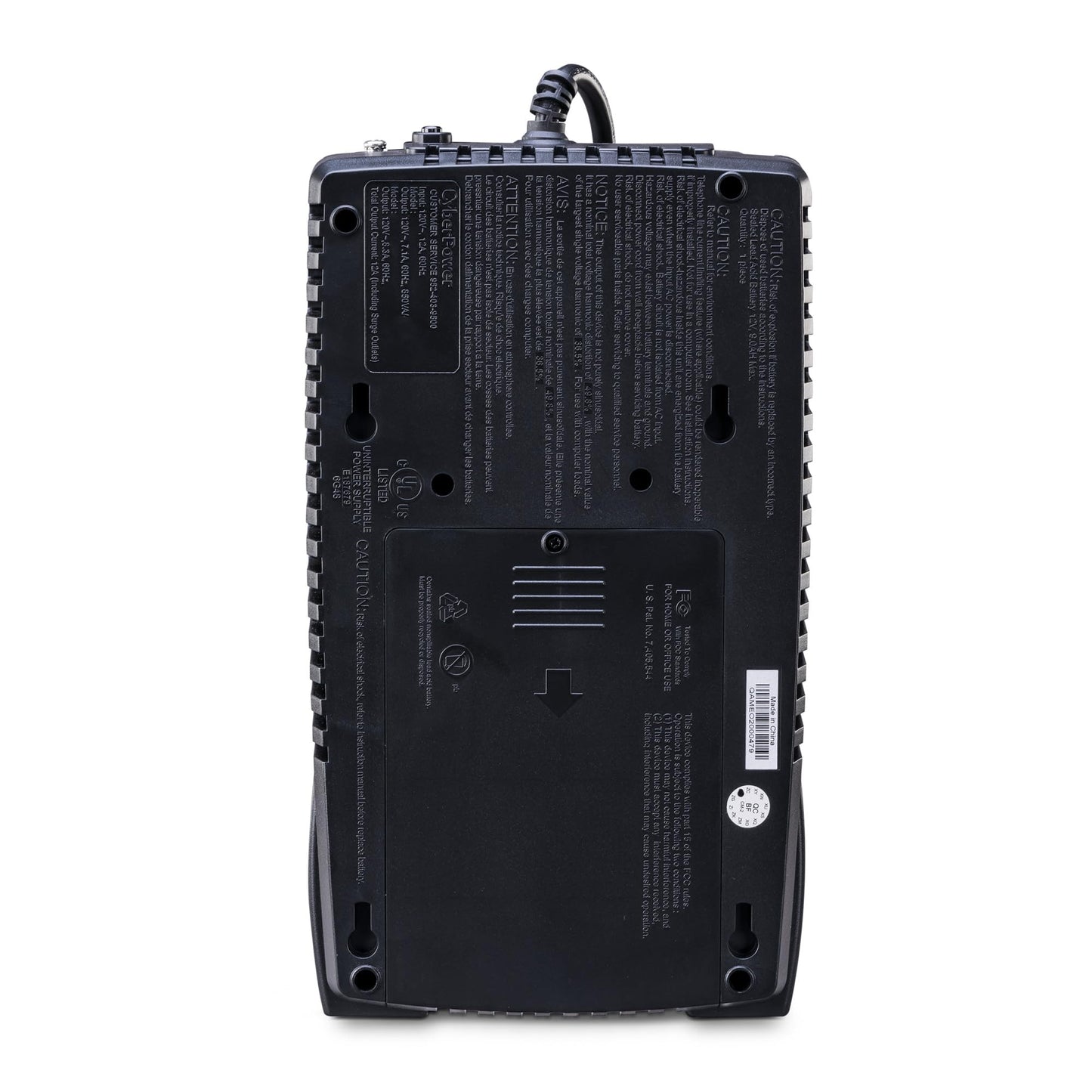 CyberPower EC650LCD Ecologic Battery Backup & Surge Protector UPS System, 650VA/390W, 8 Outlets, ECO Mode, Compact Uninterruptible Power Supply