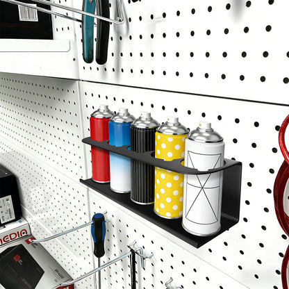 Touri 2 Pack Spray Can Holder for Garage and Workspace, Wall-Mounted Steel Aerosol Can Holder (10 Cans)