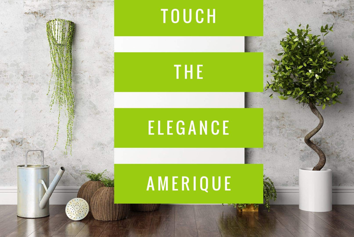 AMERIQUE Gorgeous 5' Paradise Bird Artificial Flower Silk Tree Plant, with Nursery Plastic Pot, Feel Real Technology, with UV Protection, Super Quality